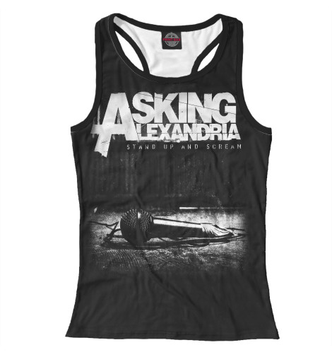 

Майки борцовки Print Bar, Белый, Asking Alexandria