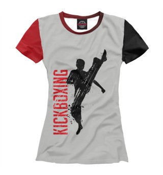 Женская футболка Кикбоксинг