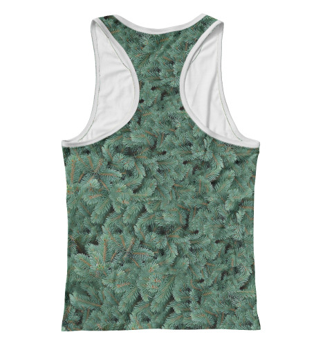 

Майки борцовки Print Bar, Белый, Еловые Ветки