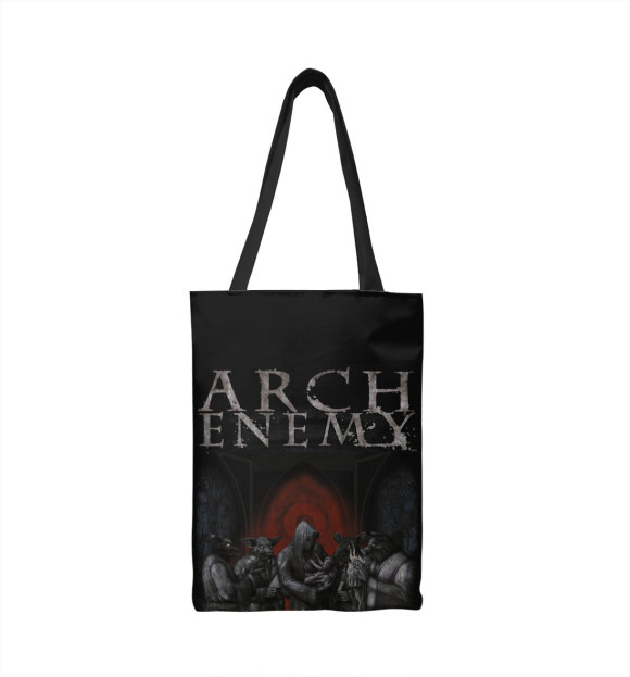 Сумка-шоппер с изображением Arch Enemy цвета 