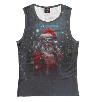 Майка для девочки Zombie Santa