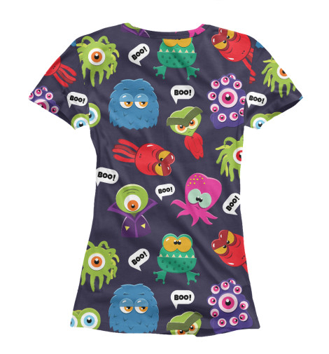 

Футболки Print Bar, Белый, Monster