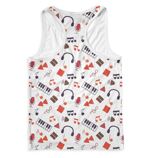 

Майки борцовки Print Bar, Белый, Noize MC