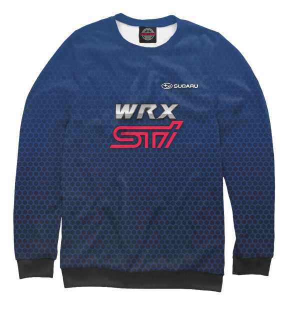 Свитшот для мальчиков с изображением WRX STI цвета Белый