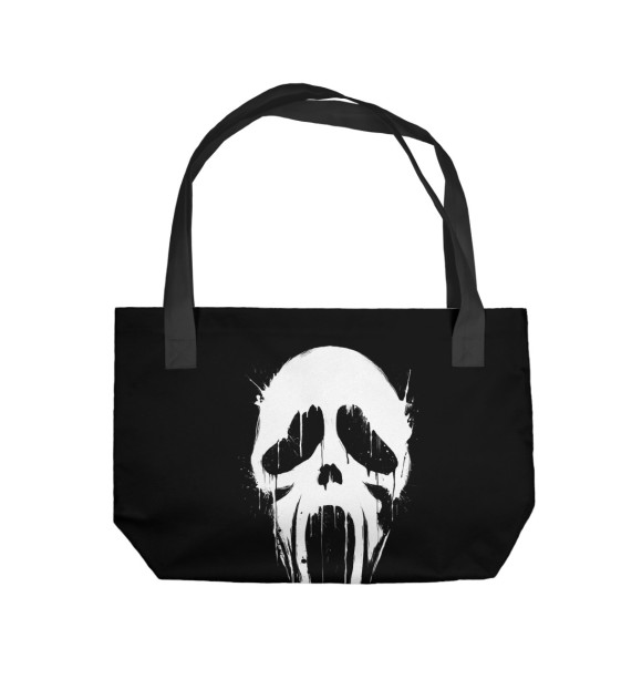 Пляжная сумка с изображением Крик цвета 