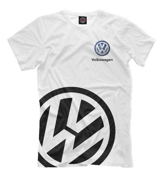 Футболка для мальчиков с изображением Volkswagen цвета Белый