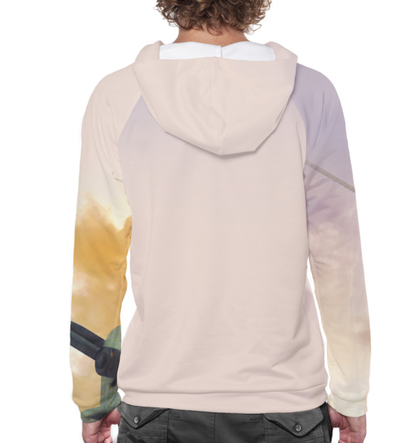 Мужское худи с изображением Титаник цвета Белый