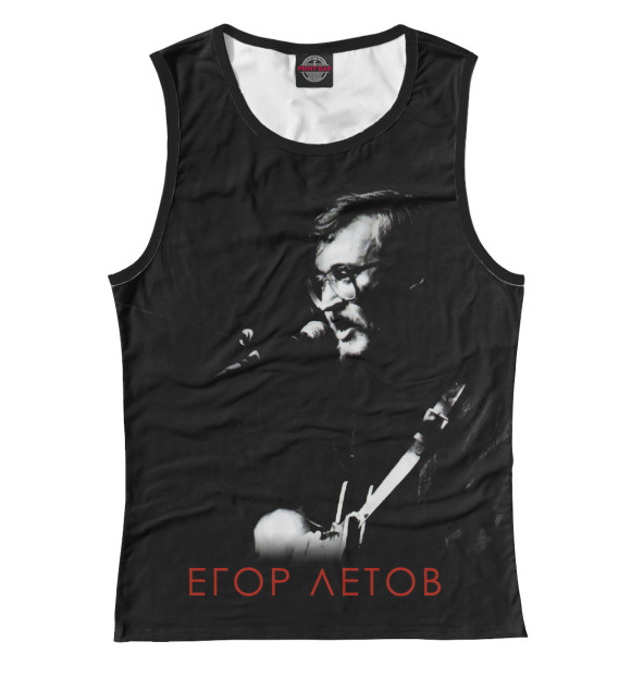 Женская майка с изображением Гражданская оборона цвета Белый