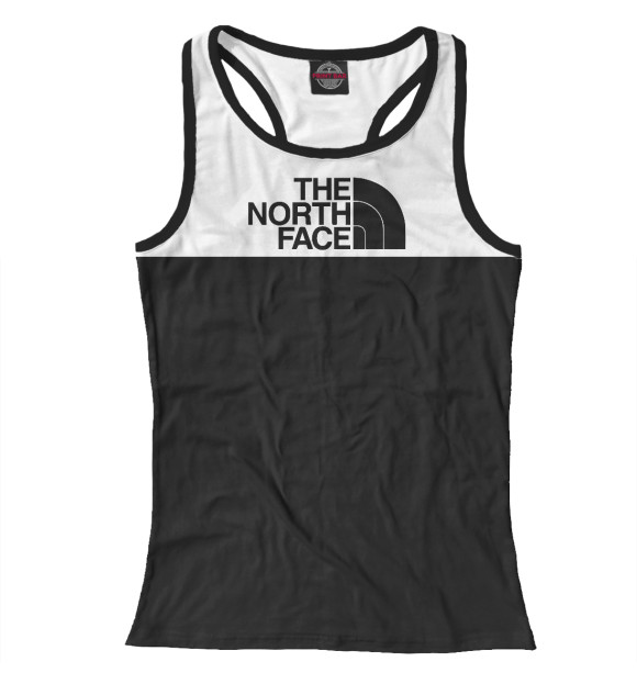 Женская майка-борцовка с изображением The North Face цвета Белый