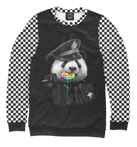 

Свитшоты Print Bar, Белый, Panda Cop