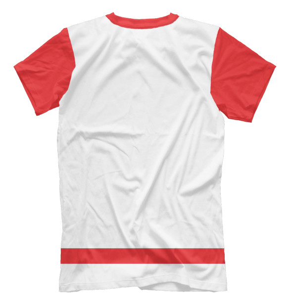 Мужская футболка с изображением Детройт Ред Уингз (форма) цвета Белый