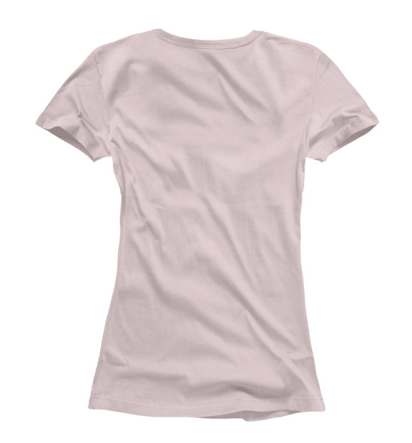 Женская футболка с изображением Cherry цвета Белый
