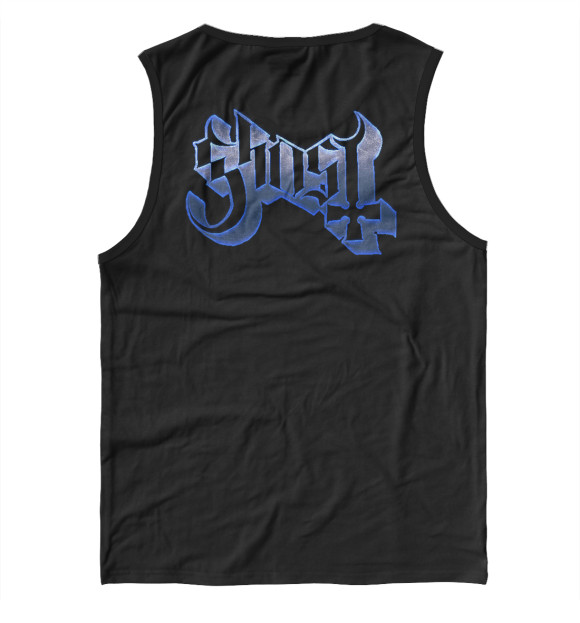 Майка для мальчика с изображением Ghost цвета Белый