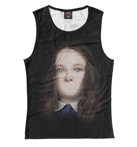 Майка для девочки с притом Silent Hill цвета Белый Майка для девочки с изображением Silent Hill цвета Белый