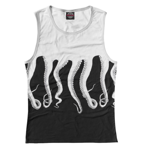 

Майки Print Bar, Белый, Осьминог