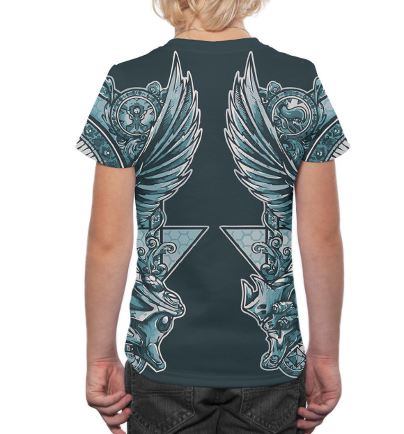 Футболка для мальчиков с изображением Neon Genesis Evangelion цвета Белый