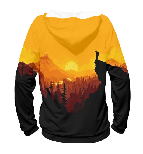 

Худи Print Bar, Белый, Firewatch