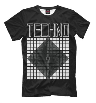 Мужская футболка Techno spiral