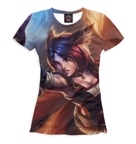 

Футболки Print Bar, Белый, Foxfire Ahri