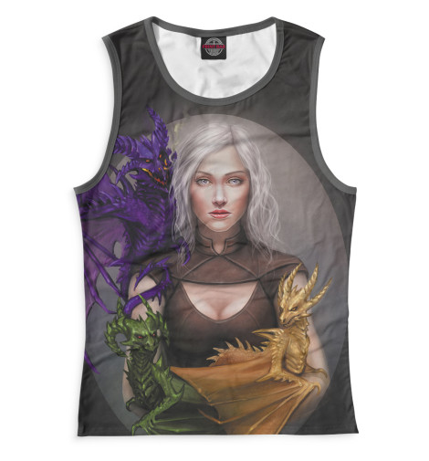 

Майки Print Bar, Белый, Дейнерис Таргариен