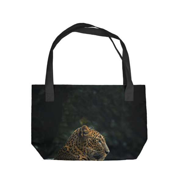 Пляжная сумка с изображением Ягуар цвета 