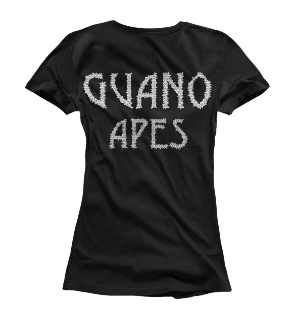 Футболка для девочек с изображением Guano Apes цвета Белый