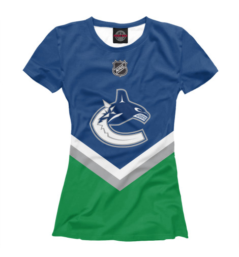

Футболки Print Bar, Белый, Vancouver Canucks