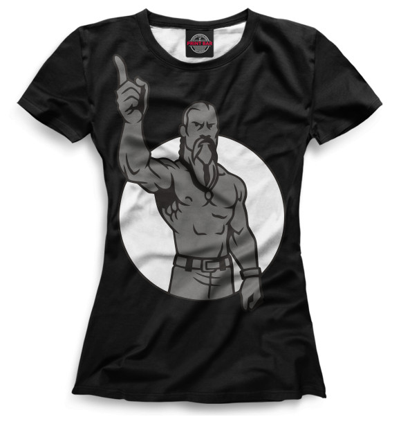Футболка для девочек с изображением Techno Viking цвета Белый