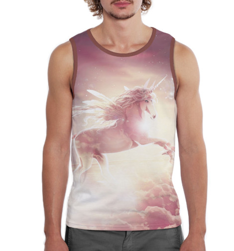 

Майки Print Bar, Белый, Единорог