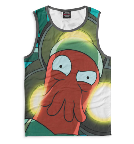 

Майки Print Bar, Белый, Зойдберг