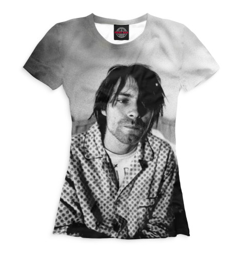 

Футболки Print Bar, Белый, Kurt Cobain