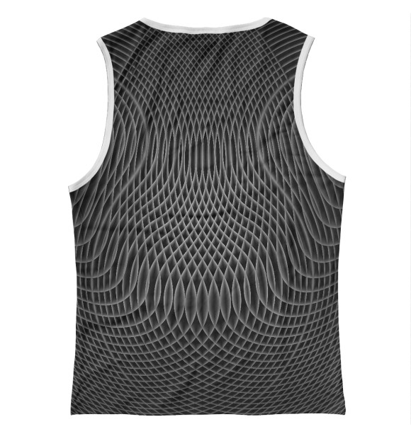 Майка для девочки с изображением Isoteric lines цвета Белый