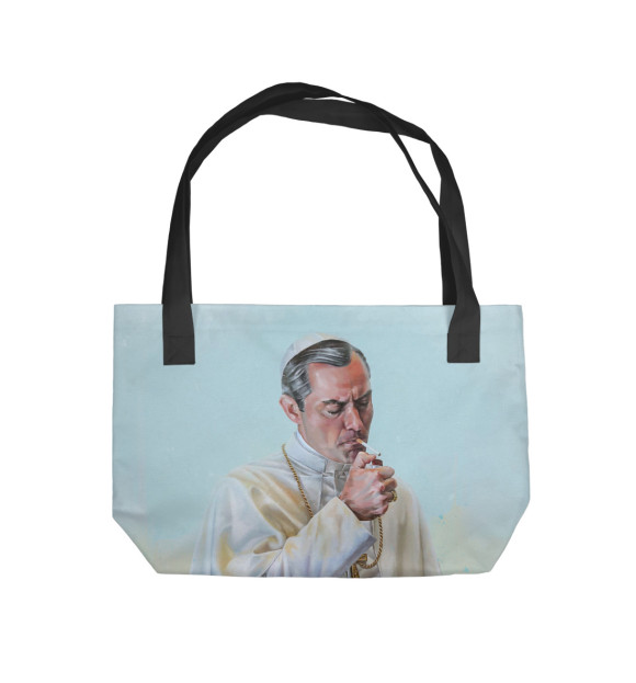 Пляжная сумка с изображением The Young Pope цвета 