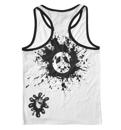 

Майки борцовки Print Bar, Белый, БЕЛОЕ в ЧЕРНОМ