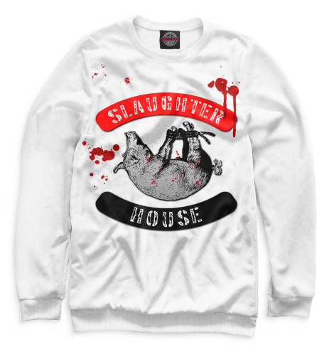 

Свитшоты Print Bar, Белый, Slaughterhouse