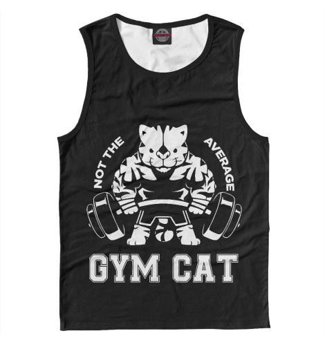 

Майки Print Bar, Белый, Gym Cat