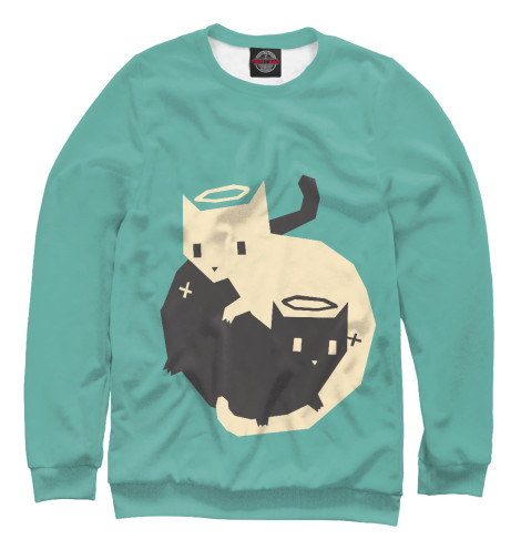 

Свитшоты Print Bar, Белый, Инь-ян