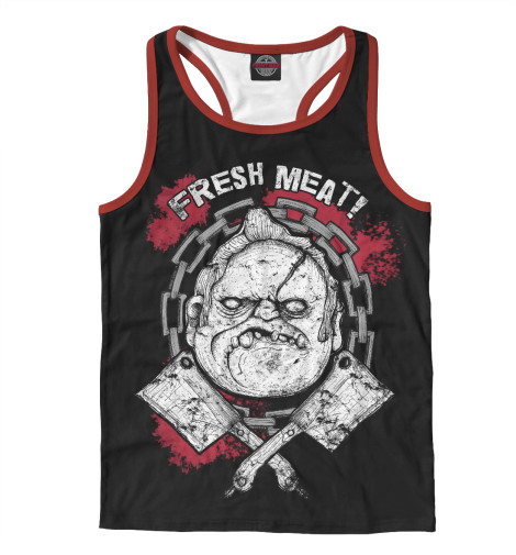 

Майки борцовки Print Bar, Белый, Freesh Meat