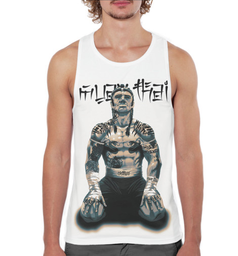 

Майки борцовки Print Bar, Белый, Muay Thai