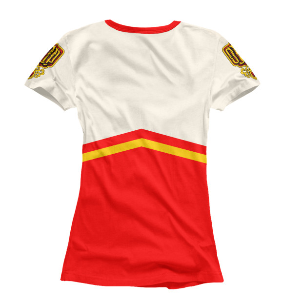 Женская футболка с изображением Один рубль цвета Белый