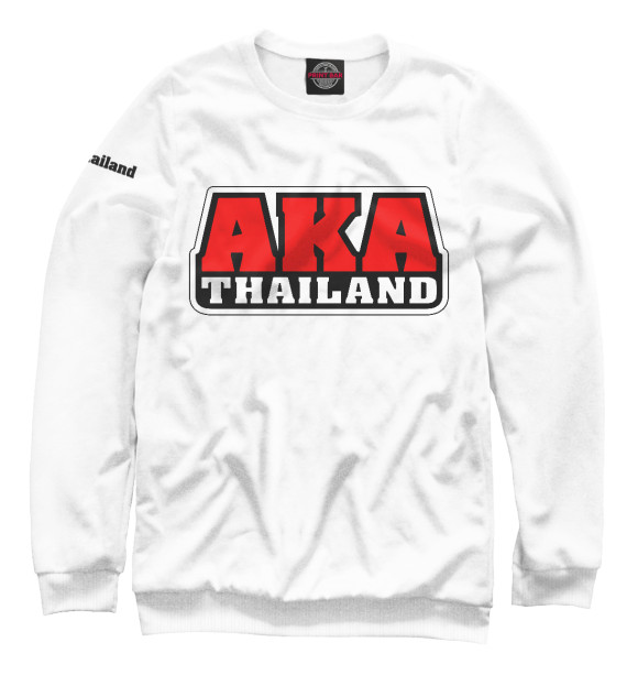 Женский свитшот с изображением AKA Thailand цвета Белый