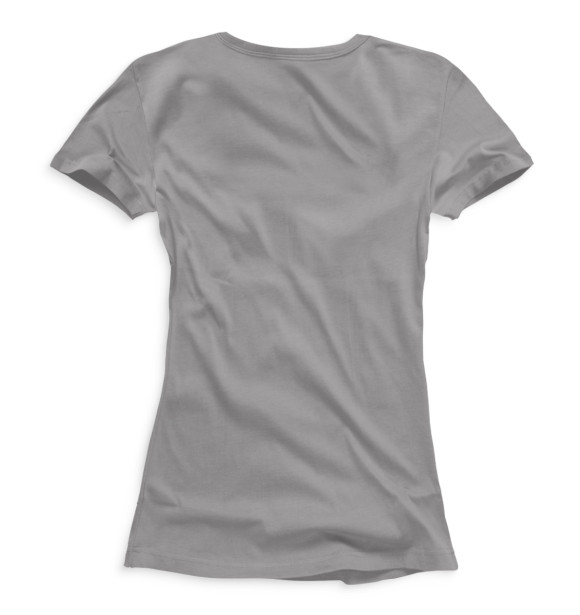 Женская футболка с изображением Самурай цвета Белый