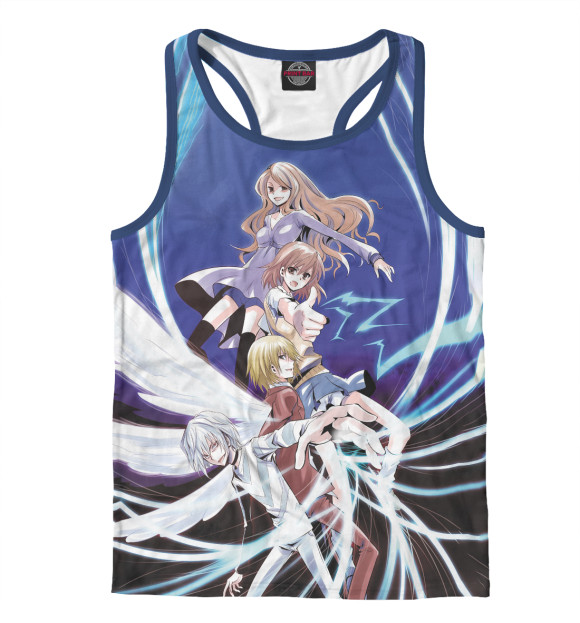 Мужская майка-борцовка с изображением A Certain Magical Index цвета Белый