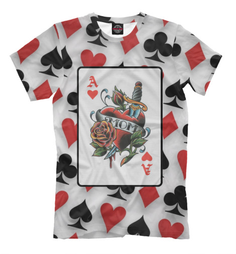 

Футболки Print Bar, Молочно-белый, Туз