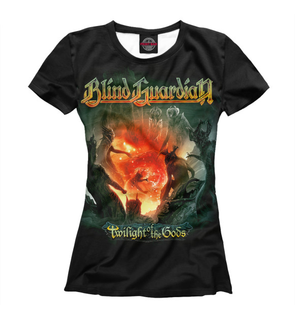 Женская футболка с изображением Blind Guardian цвета Белый