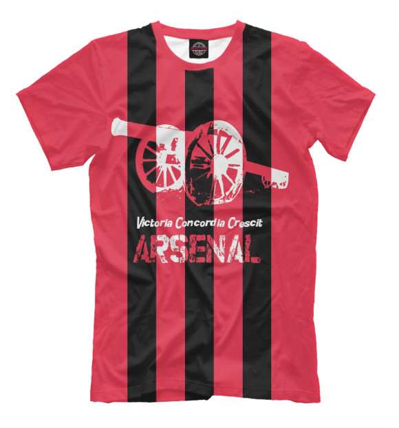 Футболка для мальчиков с изображением FC Arsenal цвета Темно-розовый