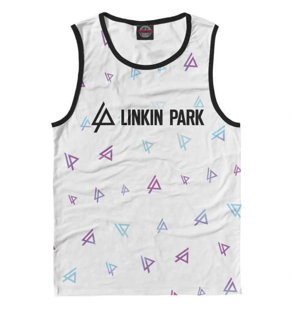 Майка для мальчика с изображением Linkin Park / Линкин Парк цвета Белый