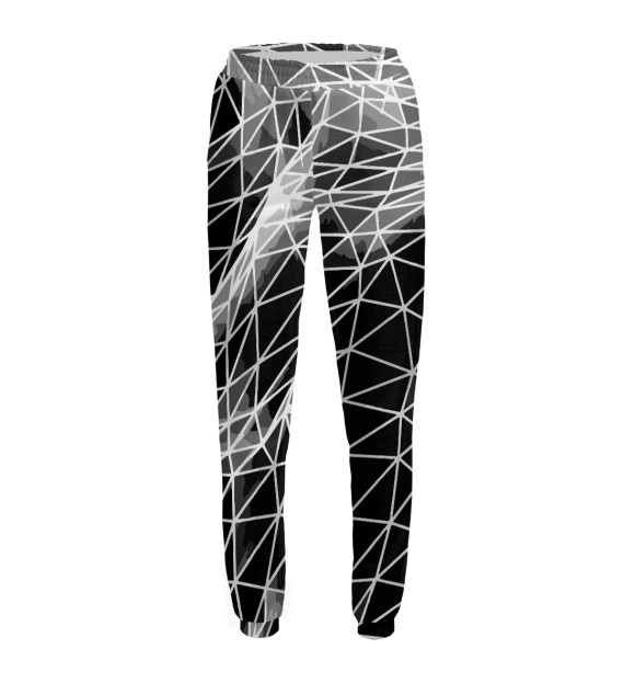 Женские спортивные штаны с изображением 3D pattern цвета Белый