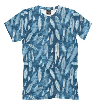 Мужская футболка Ледяные перья воздуха