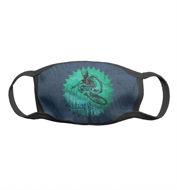 Маска тканевая с притом Follow me цвета Белый Маска тканевая с изображением Follow me цвета Белый